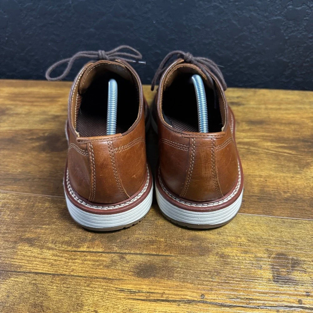 Johnston & Murphy XC4 Prentiss 20-3520 Brown Leather Oxford Mens 10.5M